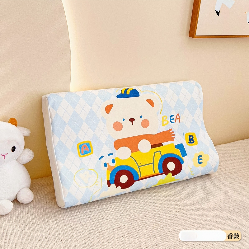 Laste latexpadi ristkülikukujulise vormiga, puhta puuvillase südamikuga ja loodusliku lateksi sisalduse 90% ja rohkem