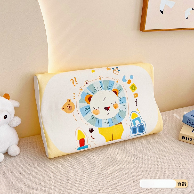 Laste latexpadi ristkülikukujulise vormiga, puhta puuvillase südamikuga ja loodusliku lateksi sisalduse 90% ja rohkem