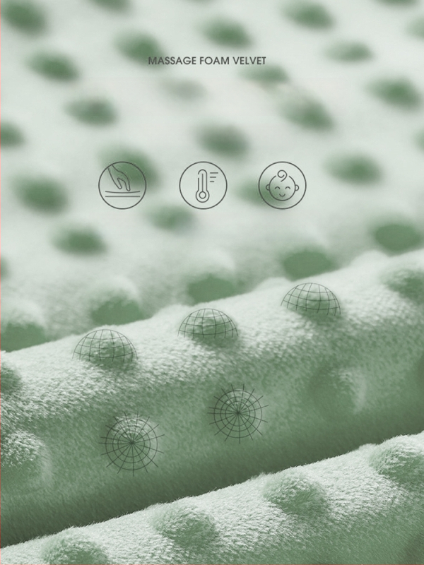 Beebihug-pleed 100% puuvillast, täidis keemiliste kiududega, karikatuurimuster, vastsündinutele, kogu hooajaks