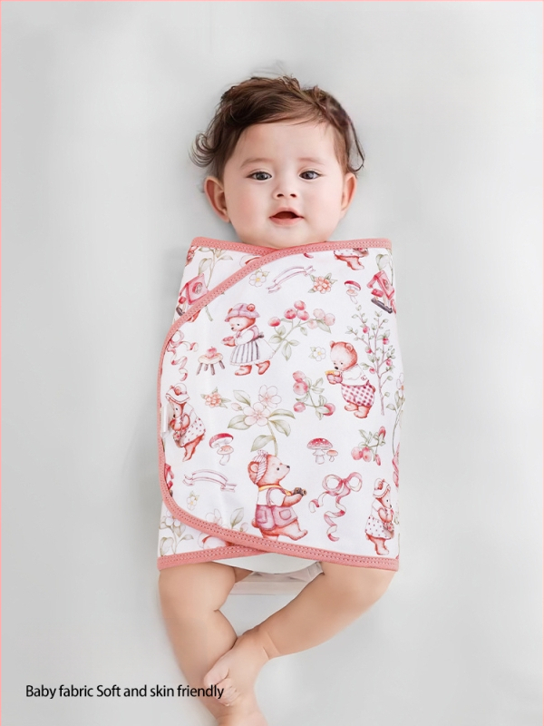 Mähkimispleed 100% puuvillast, täidis 100% puuvill, muster: joonis, sobib imikutele ja väikelastele 1–3-aastased (80–100 cm)