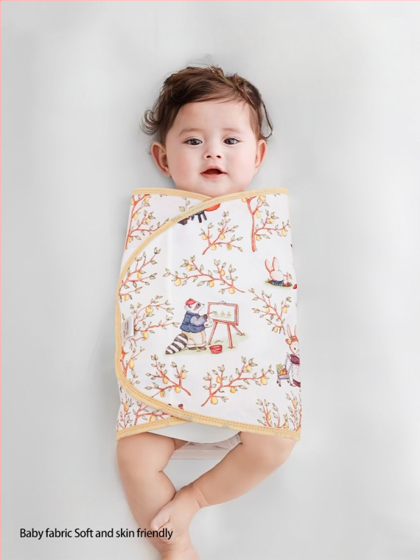 Mähkimispleed 100% puuvillast, täidis 100% puuvill, muster: joonis, sobib imikutele ja väikelastele 1–3-aastased (80–100 cm)