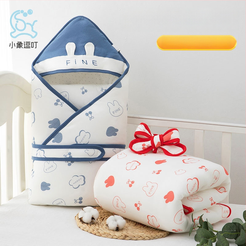 Beebi mähkimistekk – 95% puuvill, talve- ja sügiseks kasutamiseks, vastsündinutele 0–1 aasta, täidis sünteetilised kiud