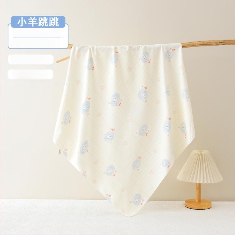 Beebi mähkimiseks mõeldud 100% puuvillane kerimisriie karikatuurmustriga, turvaklass A, sobib kevad-suve-sügisel-talveks