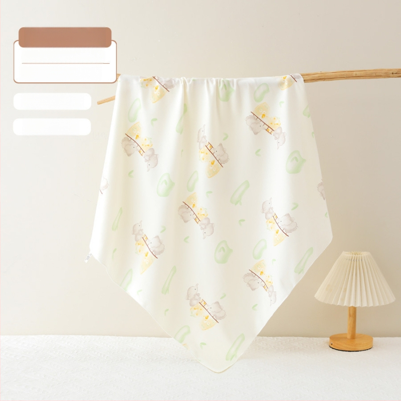 Beebi mähkimiseks mõeldud 100% puuvillane kerimisriie karikatuurmustriga, turvaklass A, sobib kevad-suve-sügisel-talveks