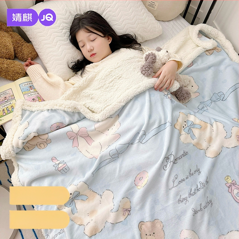 Kūdikio antklodė – mišinio medžiaga, 500–800 g, vaikams nuo 1 iki 6 metų, ruduo ir žiema, animacinio stiliaus, pritaikoma