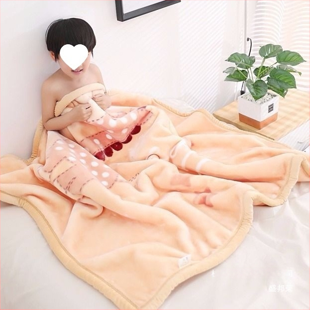Kūdikio pledas iš flanelės-poliesterio, kūdikiams, tinkamas visiems metų laikams, šiuolaikiško paprastumo stilius, prekės ženklas Sheng bangrong