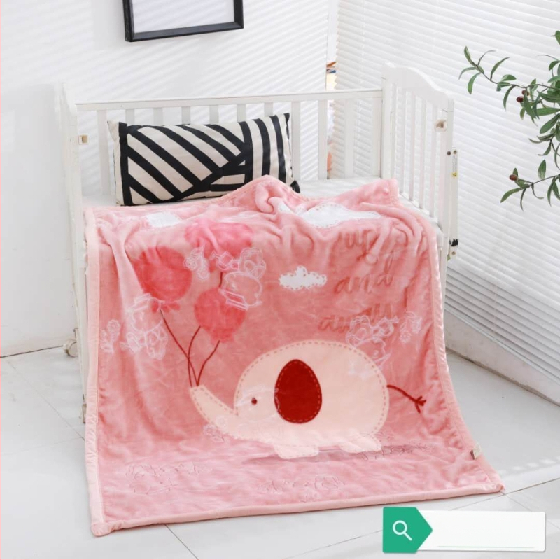 Kūdikio pledas iš flanelės-poliesterio, kūdikiams, tinkamas visiems metų laikams, šiuolaikiško paprastumo stilius, prekės ženklas Sheng bangrong