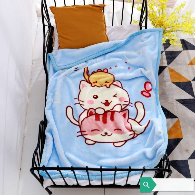 Kūdikio pledas iš flanelės-poliesterio, kūdikiams, tinkamas visiems metų laikams, šiuolaikiško paprastumo stilius, prekės ženklas Sheng bangrong