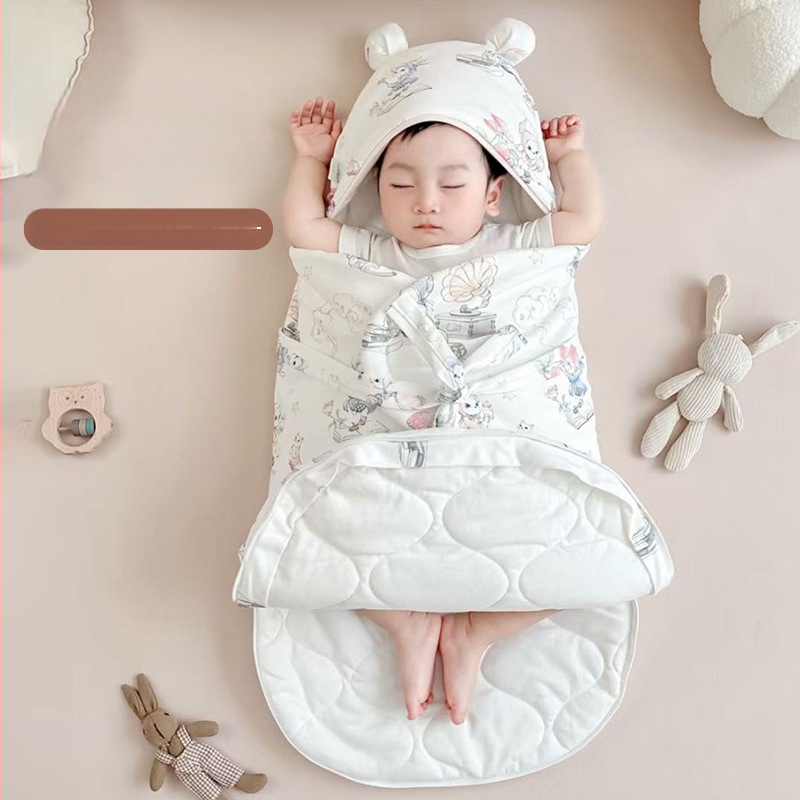 Naujagimio medvilninis miego maišelis – gryna medvilnė audinys, ≤0,5 kg, pavasaris–ruduo