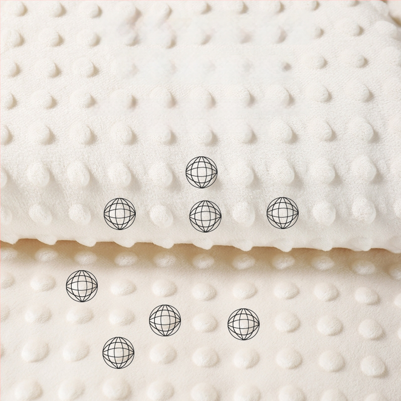 Kūdikio antklodė naujagimiams | 500–800 g 100% medvilnė | visų metų naudojimui | šiuolaikinio minimalistinio stiliaus | 3D pūkiniu veliūru raminanti antklodė