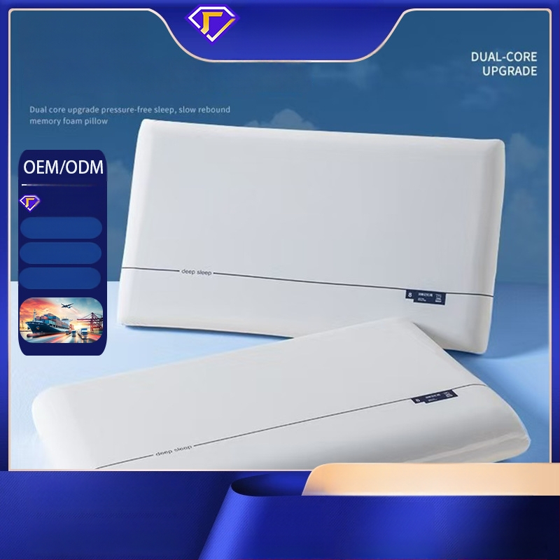 Pritaikytas memory putų kaklo masažo pagalvė, skirta gulėjimui ant šono, stačiakampio formos, 1,1–1,5 kg