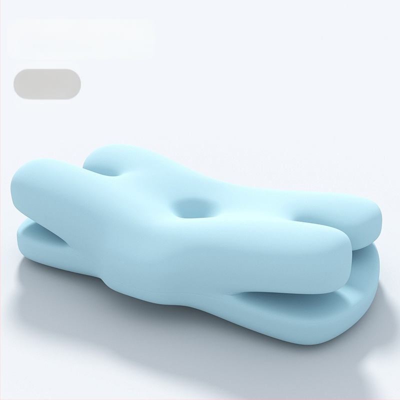 Dviejų sluoksnių grožio miego pagalvė su memory foam, be spaudimo, anti-senėjimas, dvigubas pojūtis, kaklo apsauga, šoninis miegas, stačiakampio formos