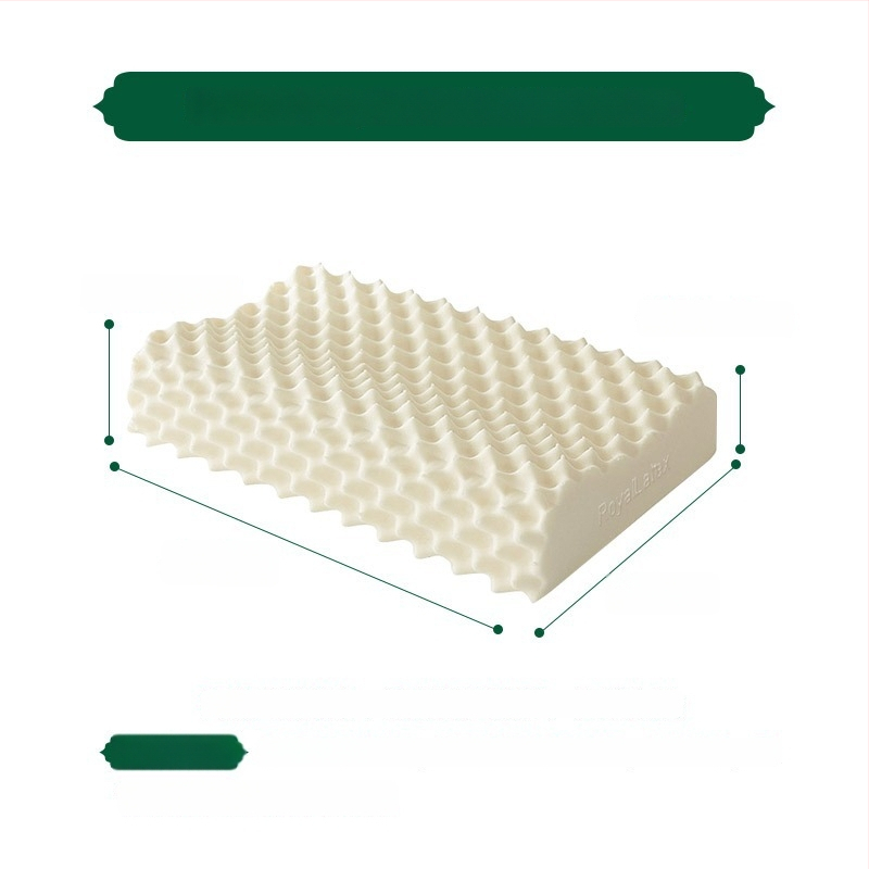 Latekspadi looduslikust lateksist, lateksisisaldus 90%+, lainetatud kuju, kootud kate, kaal 1.0–1.5 kg, täiskasvanutele