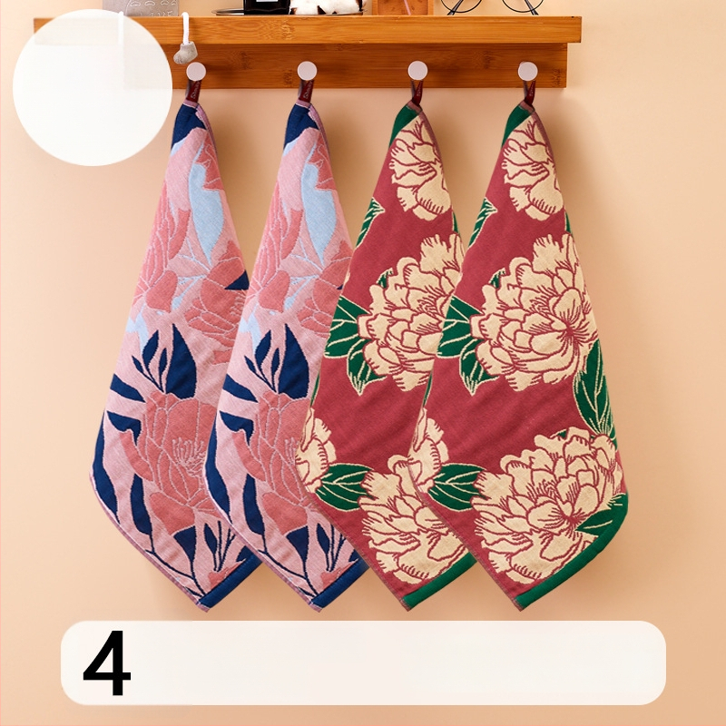 100% medvilnės gaze veido rankšluostis, 32-count, be plaukelių, su pakabinamu kilpeliu, 50 g, sugeriamumas 0–5 s, vaikams