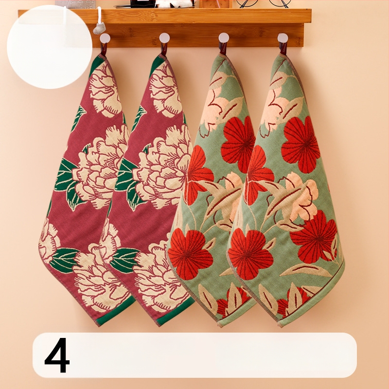 100% medvilnės gaze veido rankšluostis, 32-count, be plaukelių, su pakabinamu kilpeliu, 50 g, sugeriamumas 0–5 s, vaikams