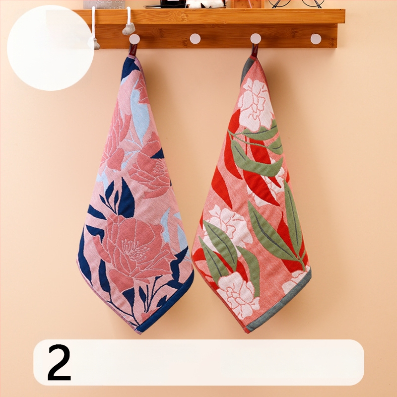 100% medvilnės gaze veido rankšluostis, 32-count, be plaukelių, su pakabinamu kilpeliu, 50 g, sugeriamumas 0–5 s, vaikams