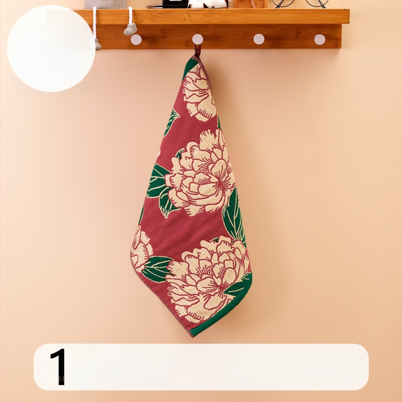 100% medvilnės gaze veido rankšluostis, 32-count, be plaukelių, su pakabinamu kilpeliu, 50 g, sugeriamumas 0–5 s, vaikams