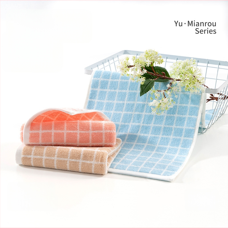 Vaikų dryžuotas rankšluostis, 100% medvilnė, 32s siūlai, 50–80 g, rankšluostis veidui