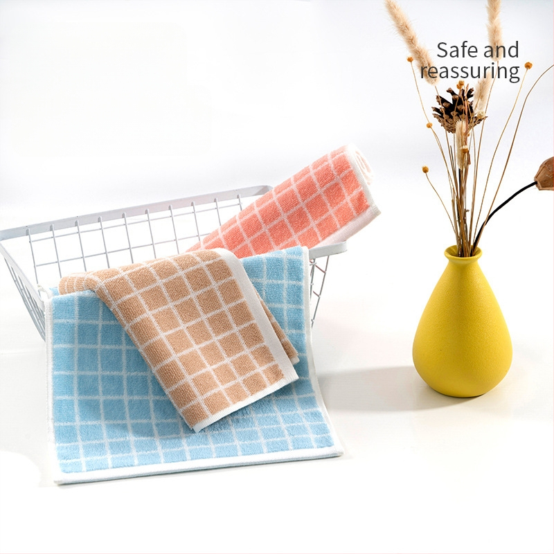 Vaikų dryžuotas rankšluostis, 100% medvilnė, 32s siūlai, 50–80 g, rankšluostis veidui