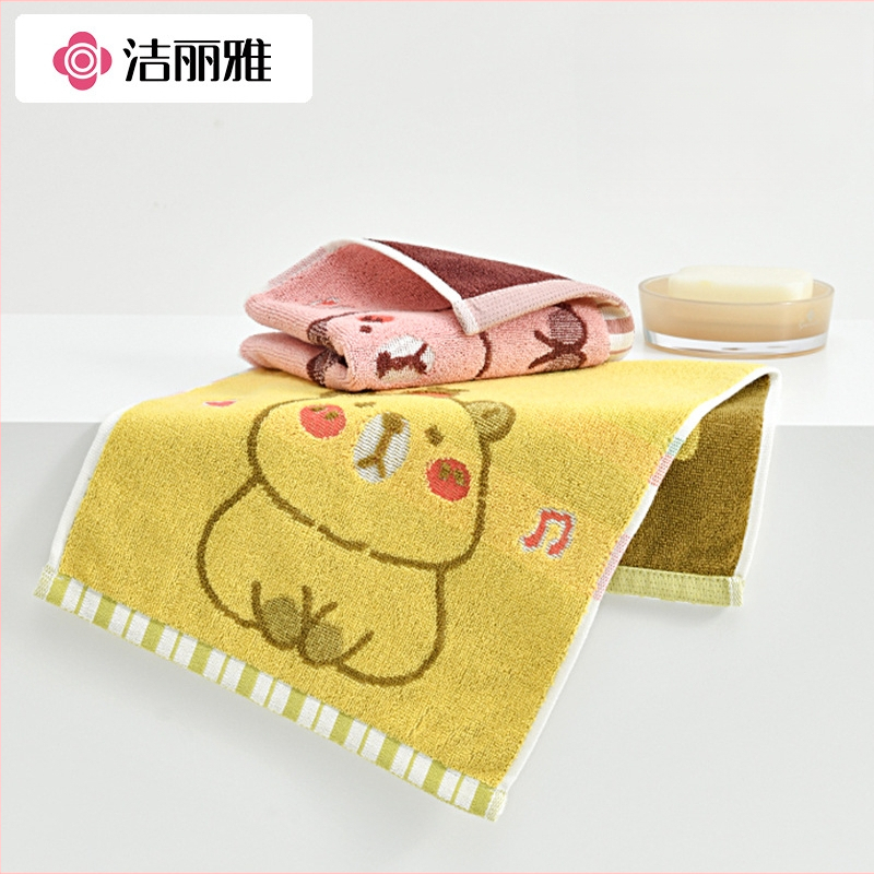 Bērnu dvielis no 100% kokvilnas, ar apšūtu malu, 50–80 g, preces kods 251418