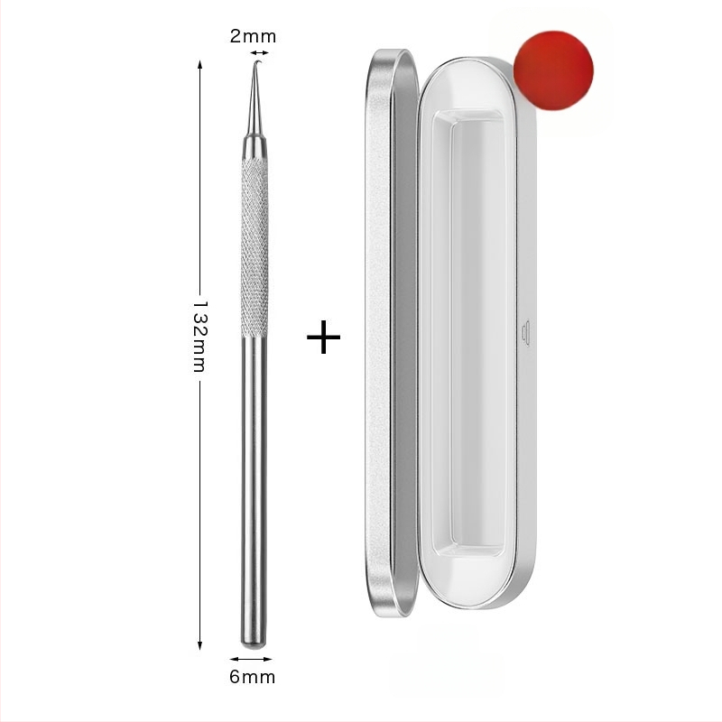 Išlenkta aknės adata – nerūdijančio plieno, ištraukimo įrankis juodoms dėmėms
