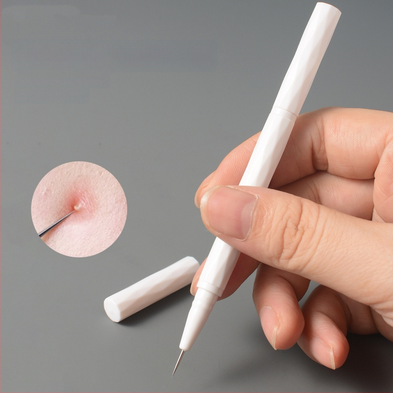 VEEJAGA Nerūsējošā tērauda aknes ekstrakcijas instruments melnajiem punktiem un pinnēm