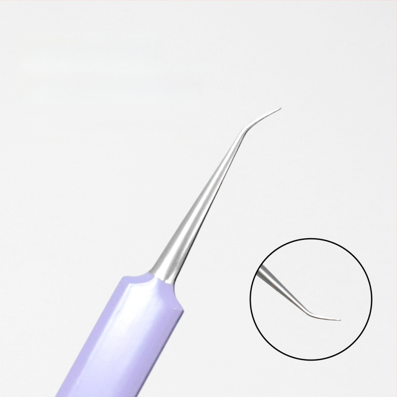 Etude 2 dalių aknės adatų rinkinys, nerūdijantis plienas, veido valymo įrankis