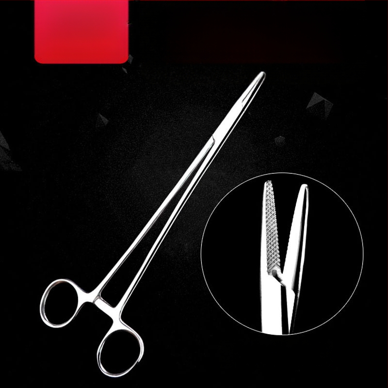 Chirurginis adatų laikiklis iš nerūdijančio plieno – daugkartinis naudojimas, su pilnų dantų žandikauliais siuvimui, pakuotė 1 vnt