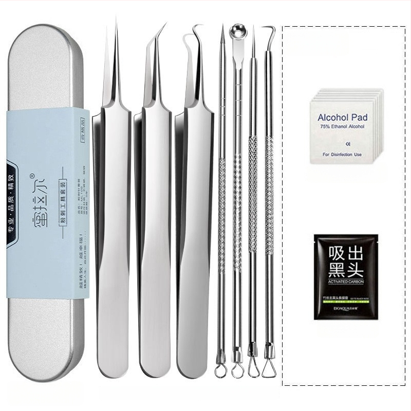 Mirar nerūdijančio plieno spuogų įrankių rinkinys namų naudojimui, 5 metų tarnavimo laikas