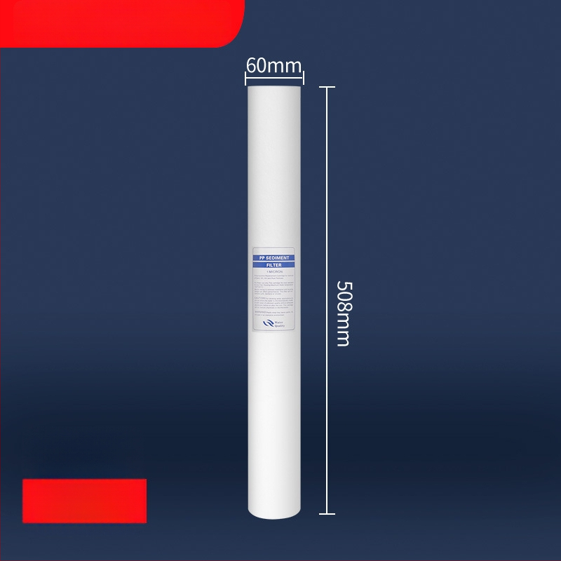 Vandens valymo filtro elementas – polipropilenas, PP medvilnės filtras, priekinis montavimas, 500 L/h