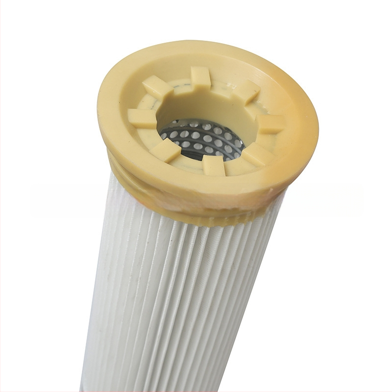 Polüestri kiududest tolmufiltri element, tulekindel, kõrge temperatuuritaluvus, veekindel ja antistaatiline