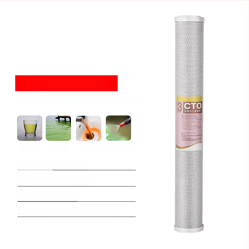 Lige CTO aktyvusis anglies išankstinis filtras vandens valytuvui — filtravimo elemento komerciniam naudojimui