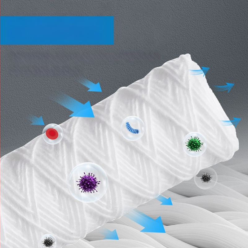 Filtrielemendi juhtmähis – veefiltratsiooniks, elektrolüütilise kroomimise tööstus, filtreerimise tundlikkus 1-100