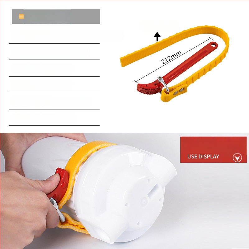 Universali vandens valymo įrenginio raktas filtrų ir korpusų demontavimui, geležies konstrukcija, suderinamas su RO sistemomis, pakuotė 100 vnt.