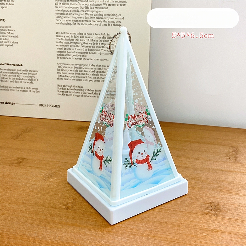 Mu Qixi kaasaskantav LED jõulude öövalgusti dekoratsioon, plastikust, moodsalt minimalistliku stiiliga