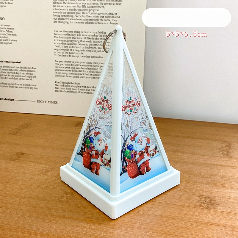 Mu Qixi kaasaskantav LED jõulude öövalgusti dekoratsioon, plastikust, moodsalt minimalistliku stiiliga