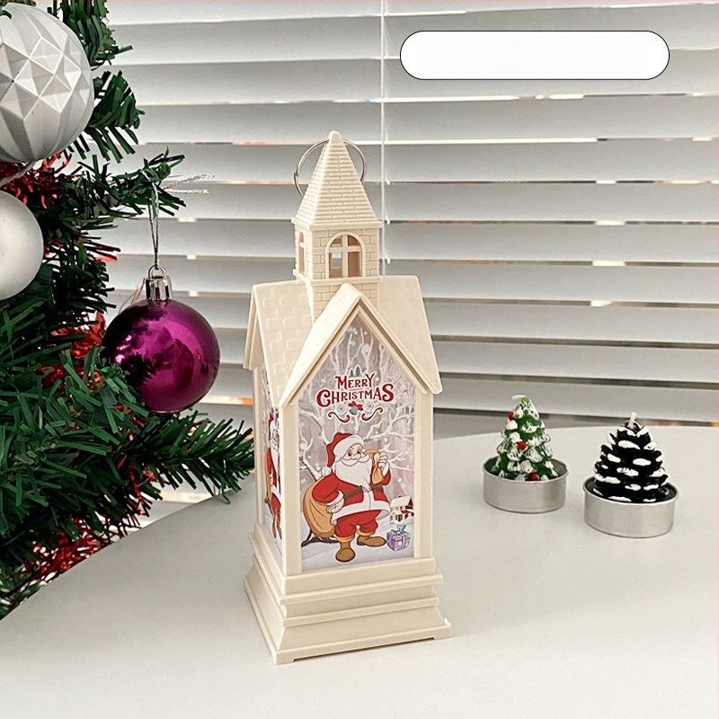 Mu Qixi kaasaskantav LED jõulude öövalgusti dekoratsioon, plastikust, moodsalt minimalistliku stiiliga