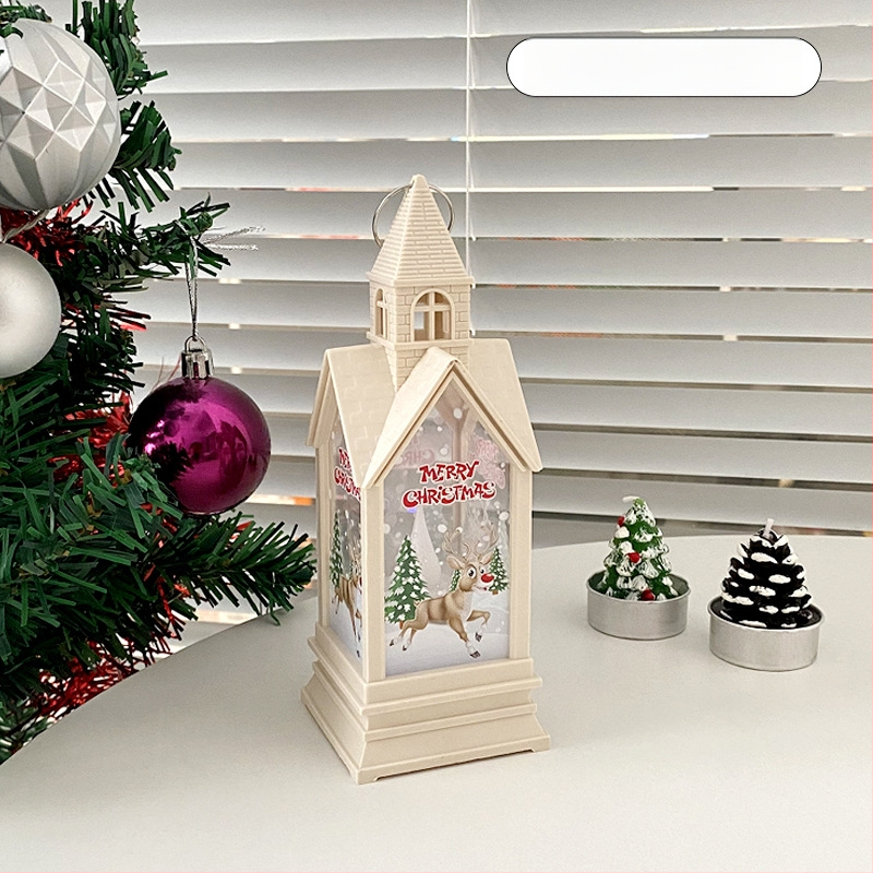 Mu Qixi kaasaskantav LED jõulude öövalgusti dekoratsioon, plastikust, moodsalt minimalistliku stiiliga