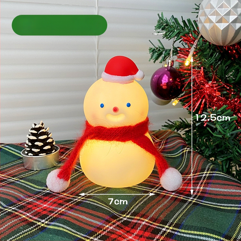 Mu Qixi kaasaskantav LED jõulude öövalgusti dekoratsioon, plastikust, moodsalt minimalistliku stiiliga