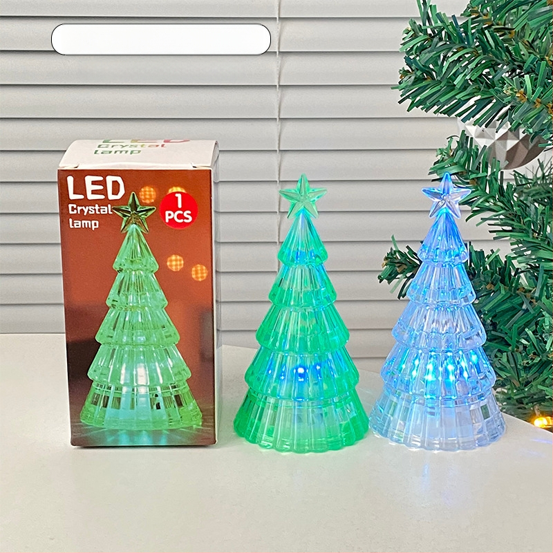 Mu Qixi kaasaskantav LED jõulude öövalgusti dekoratsioon, plastikust, moodsalt minimalistliku stiiliga