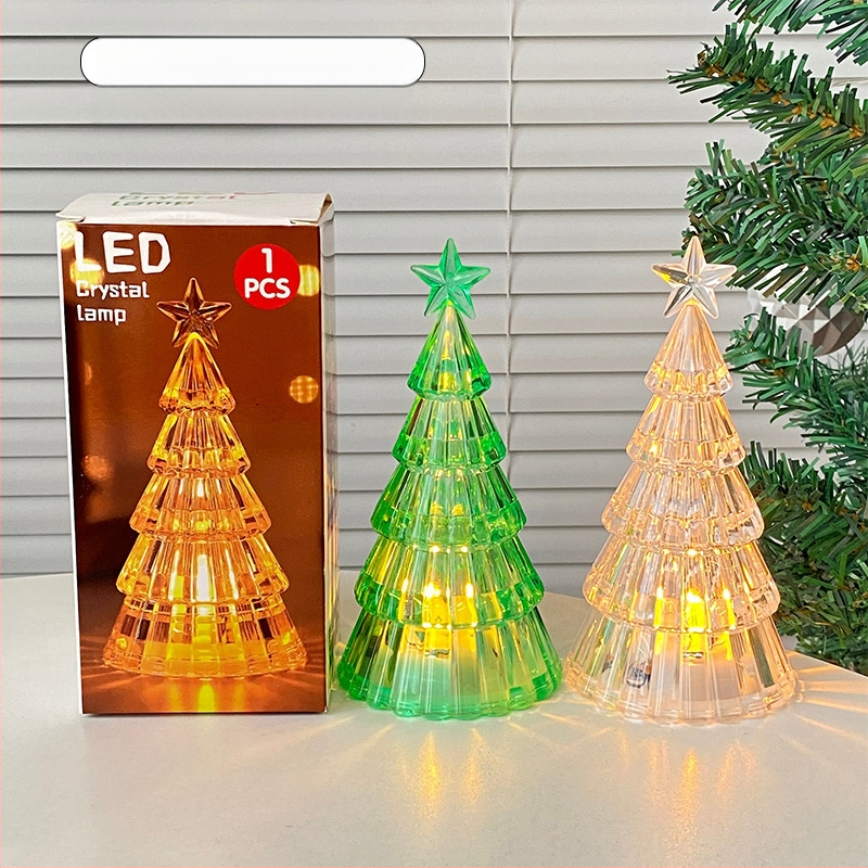 Mu Qixi kaasaskantav LED jõulude öövalgusti dekoratsioon, plastikust, moodsalt minimalistliku stiiliga