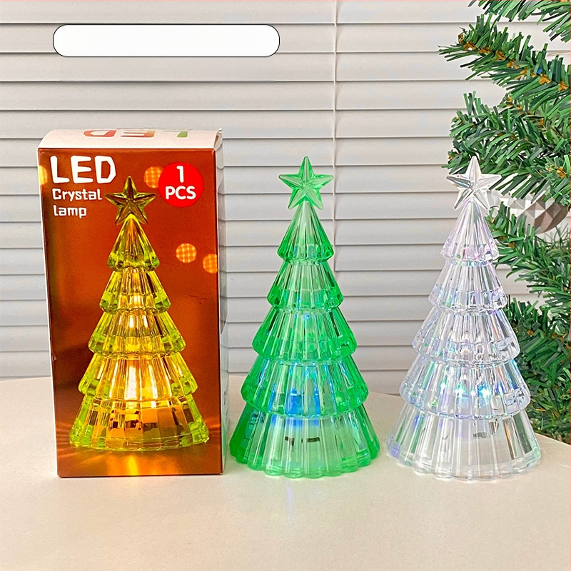 Mu Qixi kaasaskantav LED jõulude öövalgusti dekoratsioon, plastikust, moodsalt minimalistliku stiiliga