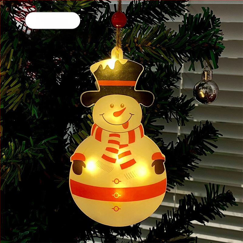 Mu Qixi kaasaskantav LED jõulude öövalgusti dekoratsioon, plastikust, moodsalt minimalistliku stiiliga