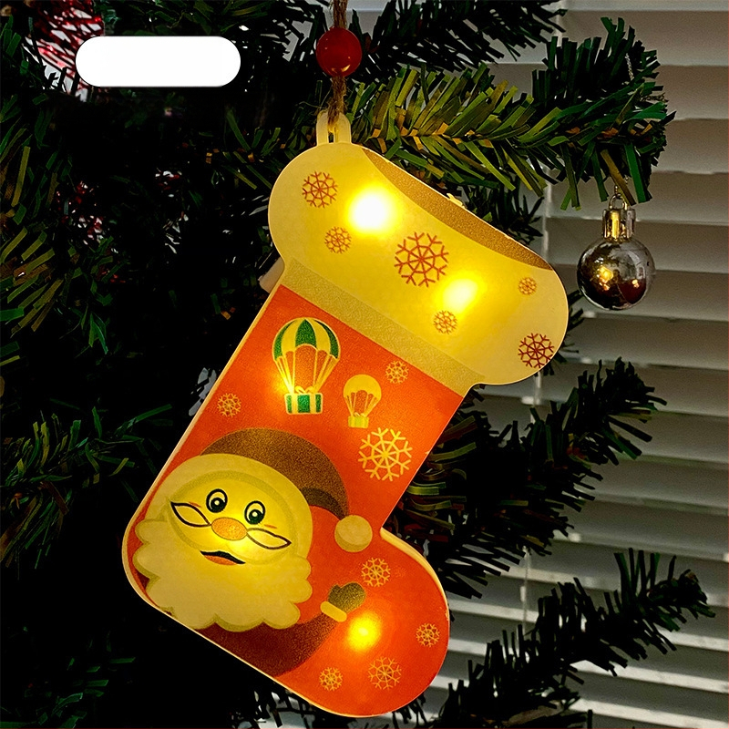 Mu Qixi kaasaskantav LED jõulude öövalgusti dekoratsioon, plastikust, moodsalt minimalistliku stiiliga