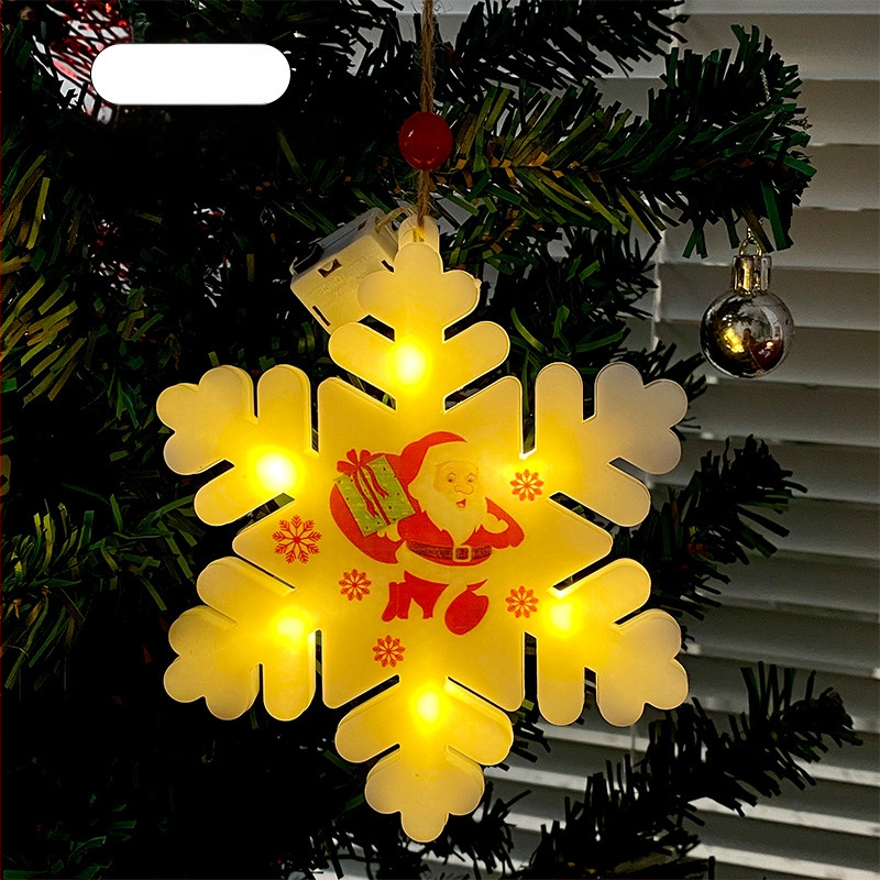 Mu Qixi kaasaskantav LED jõulude öövalgusti dekoratsioon, plastikust, moodsalt minimalistliku stiiliga