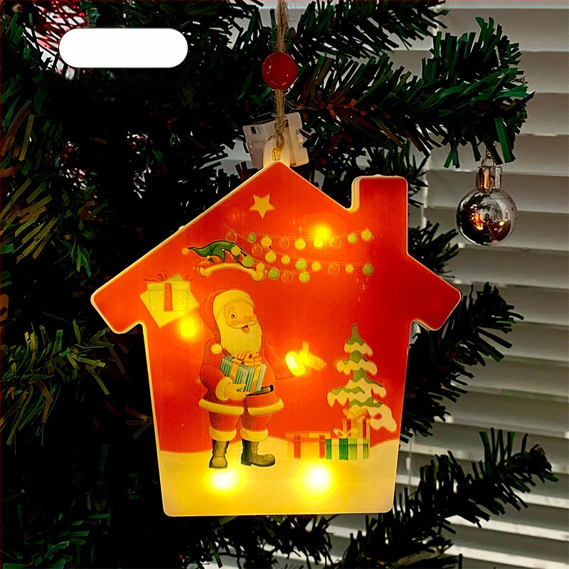 Mu Qixi kaasaskantav LED jõulude öövalgusti dekoratsioon, plastikust, moodsalt minimalistliku stiiliga