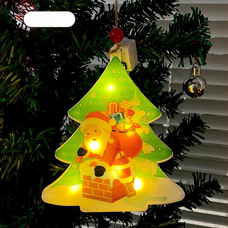 Mu Qixi kaasaskantav LED jõulude öövalgusti dekoratsioon, plastikust, moodsalt minimalistliku stiiliga