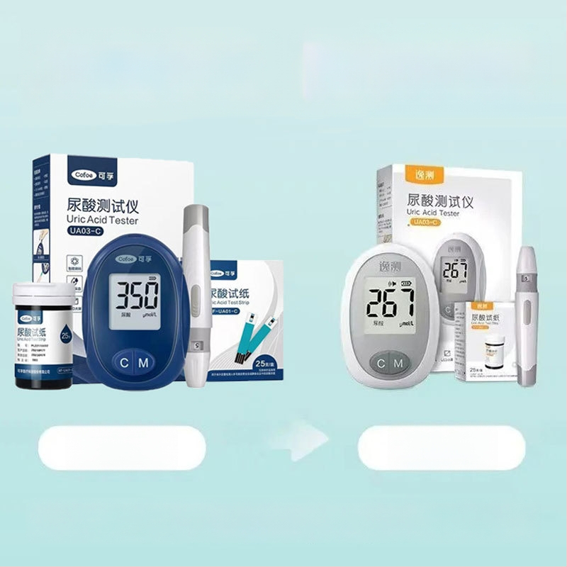 Kefu šlapimo rūgšties detektorius – namų naudojimui skirtas šlapimo rūgšties testavimo įtaisas su 25 juostelėmis, kilmė Hunan
