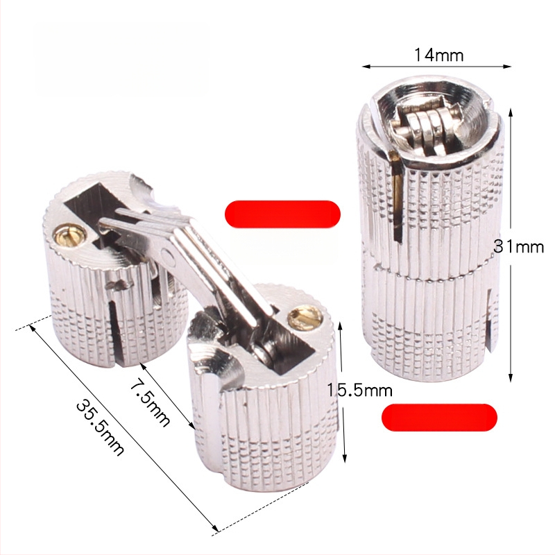 Golden Tripod latonas paslėptas vyris elektros dėžei – paslėpta spintelės durų sistema, tylus atidarymas vienos rankos valdymu, nikeliuotas paviršius