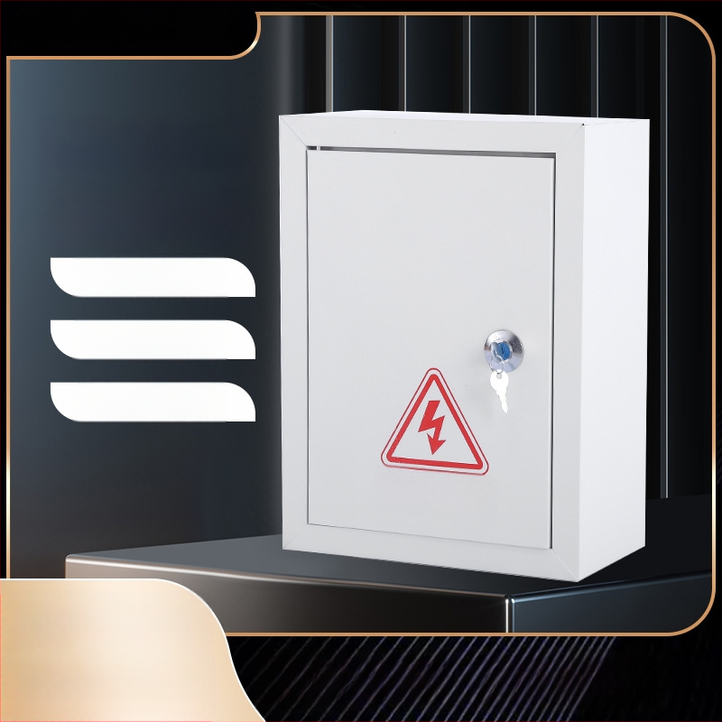 Elektrinės paskirstymo spintelė su 10 grandinių, 10 jungiklių, sieninis montavimas, plienos korpusas, 100 A nominali srovė